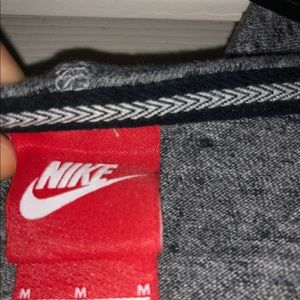 Grey Nike zip up jacket